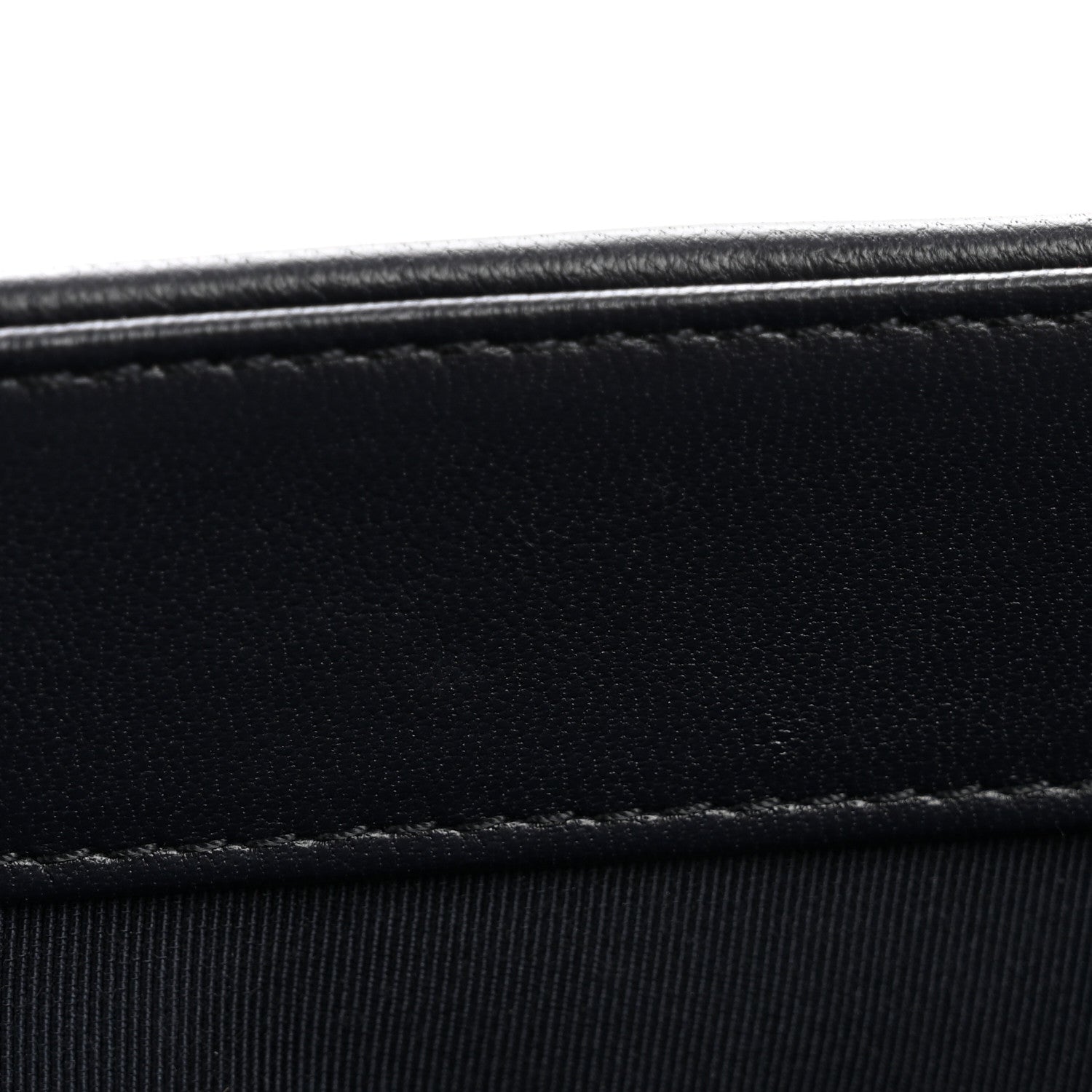 Goatskin Quilted Medium CHNL 19 Flap Navy Blue