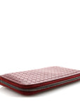 Nappa Intrecciato Travel Organizer Wallet Red