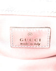 Iridescent Nappa Chevron Matelasse Super Mini GG Marmont Shoulder Bag Iridescent Escape Pink