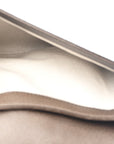 GG Supreme Monogram Textured Dollar Calfskin Web Medium Blondie Top Handle Shoulder Flap Bag Beige Ebony New Acero