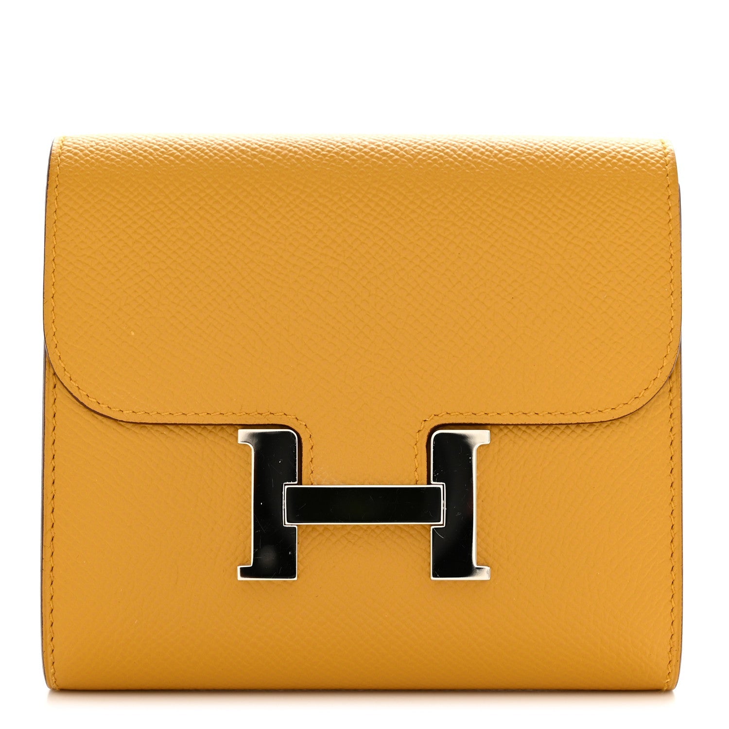 Epsom Constance Compact Passant Wallet Jaune Ambre