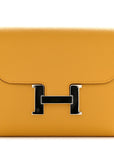 Epsom Constance Compact Passant Wallet Jaune Ambre