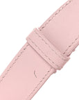 Calfskin Macrocannage Medium Toujours Powder Pink
