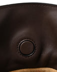 Calfskin Mini Flamenco Knot Bag Chocolate