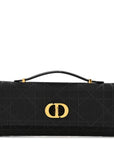 Technical Fabric Macrocannage Miss Caro Top Handle Pouch Black
