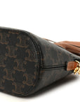 Canvas Calfskin Triomphe Teen Honorine Bag Tan