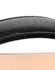 Caviar Quilted Large CC Filigree Vanity Case Beige Black