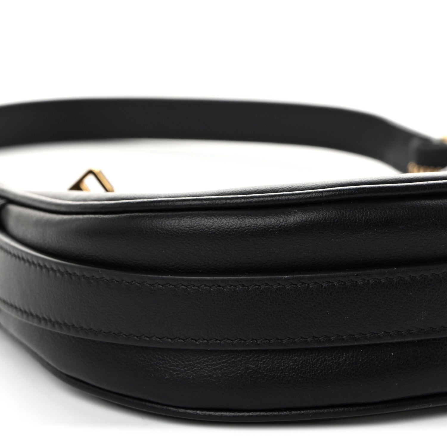 Smooth Calfskin Mini Ava Shoulder Bag Black