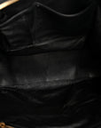 Snakeskin Large Luggage Black