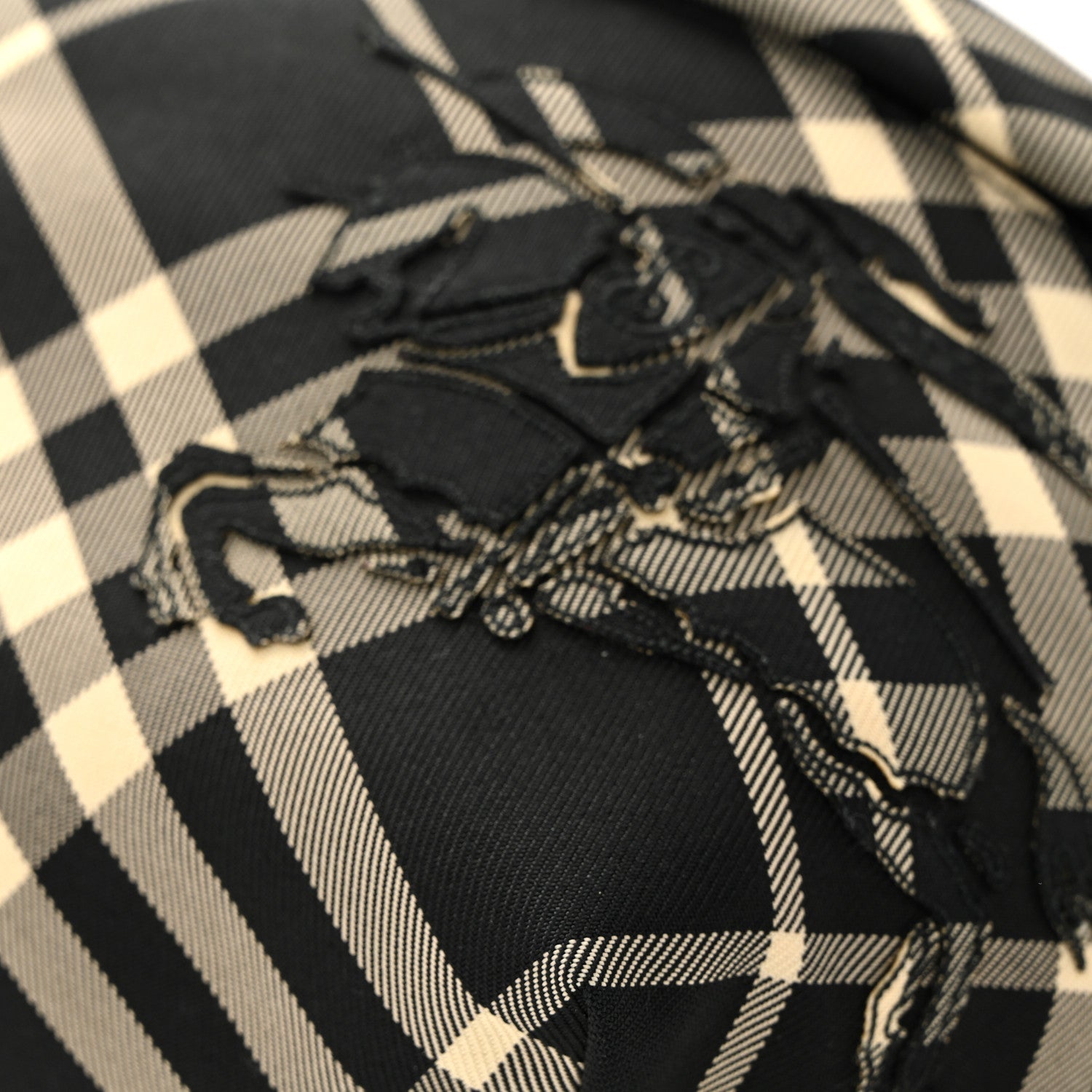 Canvas Check Essential Belt Bag Black Calico