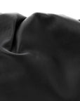 Smooth Butter Calf The Pouch Oversized Clutch Black