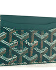 Goyardine Saint Sulpice Card Holder Green