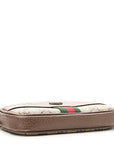 GG Supreme Monogram Ophidia Belted iPhone Case 85 34 Dark Brown