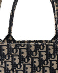 Oblique Medium Book Tote Blue Multicolor