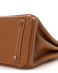 Togo Birkin 25 Gold