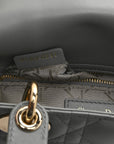 Lambskin Cannage Small My ABCD1OR Lady D1OR Grey