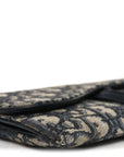 Oblique Small Saddle Chain Pouch Blue