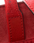 Vitello Elite Flamingo Regular 2Jours Tote Rosso Fiamma