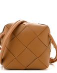 Lambskin Maxi Intrecciato Mini Cassette Camera Bag Acorn