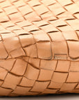Nappa Intrecciato Teen Jodie Hobo Caramel