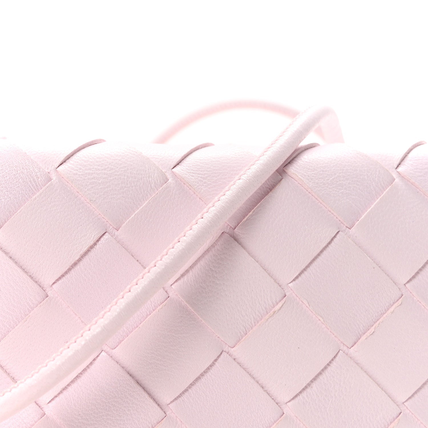 Nappa Intrecciato Card Case On Strap Bliss