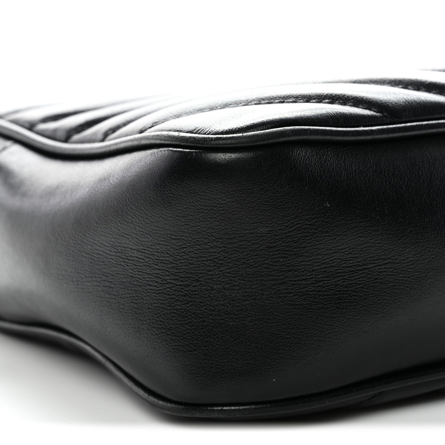 Calfskin Matelasse Monogram Lou Camera Bag Black
