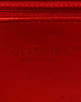 Caviar Quilted Small CC Filigree Flap Coral