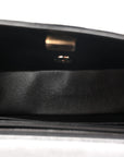 Lambskin Quilted Mini Rectangular Flap Black