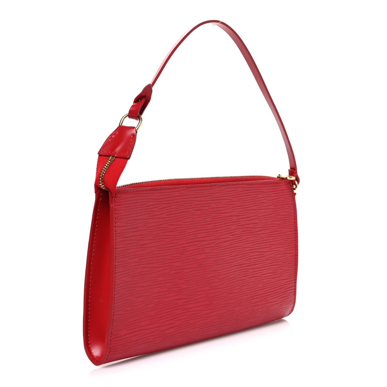 Epi Pochette Accessories 24 Castillan Red