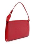 Epi Pochette Accessories 24 Castillan Red