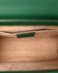 Snakeskin Small Padlock Shoulder Bag Green Pink Purple