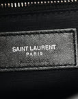 Lambskin Quilted Toy Loulou Puffer Monogram Chain Satchel Fog