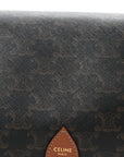 Triomphe Canvas Medium Folco Bag Tan