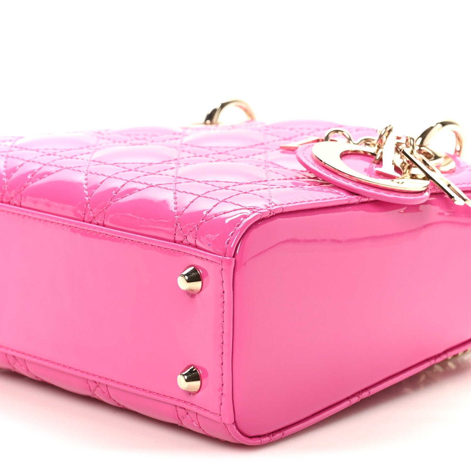 Patent Cannage Mini Lady D1OR Pink
