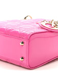 Patent Cannage Mini Lady D1OR Pink