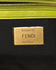 Nappa FF 1974 Embossed Baguette Wasabi