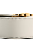 Shiny Calfskin Mini Triomphe Chalk