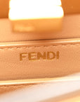 Shiny Nappa Petite Peekaboo I SEE U Satchel Miele Scuro
