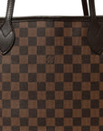 Damier Ebene Neo Neverfull MM Rose Ballerine
