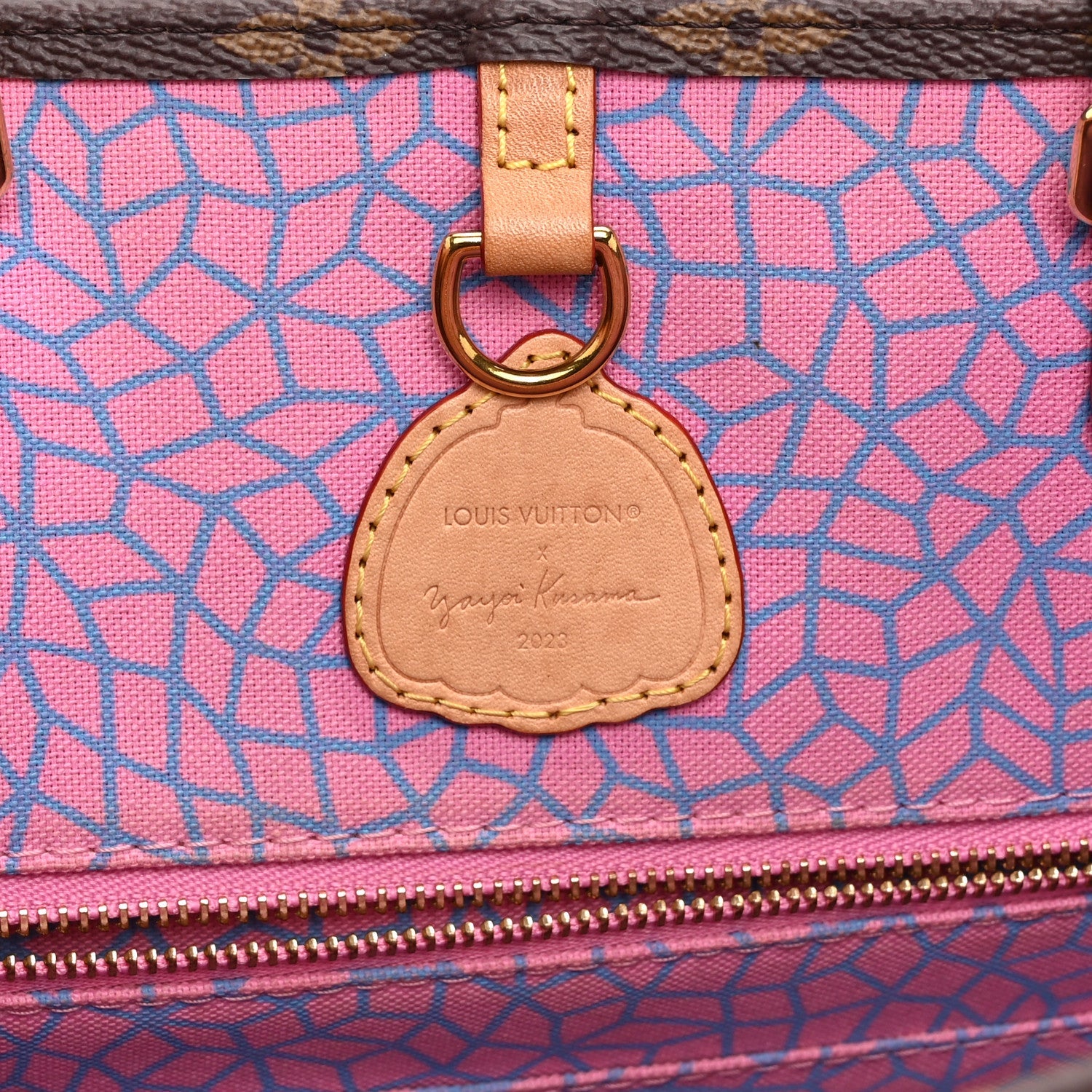 LV X YK Monogram Pumpkin Onthego MM Multicolor