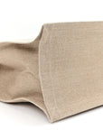 Linen Calfskin Small Rive Gauche Tote Greggio Natural