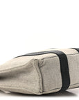 Toile Taurillon Clemence Sac Harnais Tote PM Black