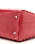 Snakeskin Medium Lady D1OR Pink