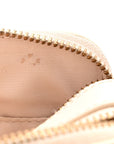 Perforated Calfskin Small Snapshot Camera Bag Tapioca