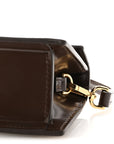 Glazed Calfskin Le Grand Bambino Midnight Brown