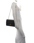 Aged Calfskin Quilted 2.55 Reissue 226 Flap Black