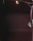 Supple Calfskin Small Madrid Bag Dark Burgundy