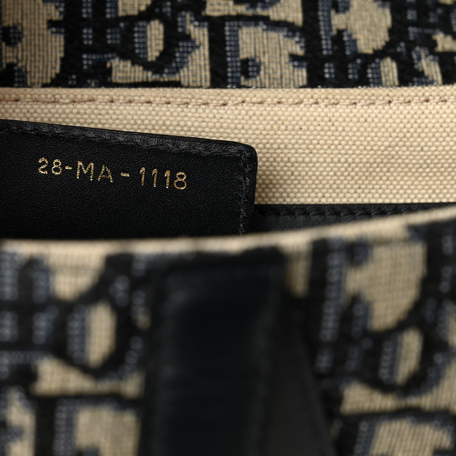 Oblique Saddle Bag Blue