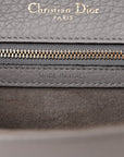 Grained Calfskin Medium D1ORama Flap Bag Gris