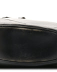 Calfskin Jackie O Hobo Black
